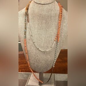 🧡🔥Boutique - Long Natural Stone Beaded Wrap Bracelet